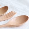 Wooden Cutlery Set In Pouch