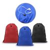 Drawstring Bag with Earpiece Eyelet